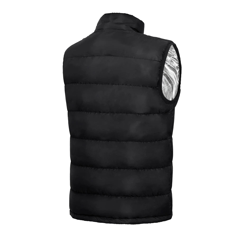 9 Heated Vest Zones Electric Heated Jackets Sportswear Coat